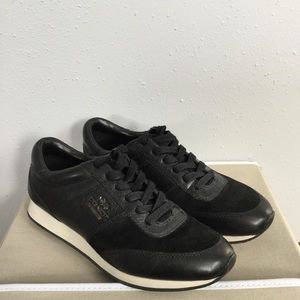 Coach Black Leather Sneakers